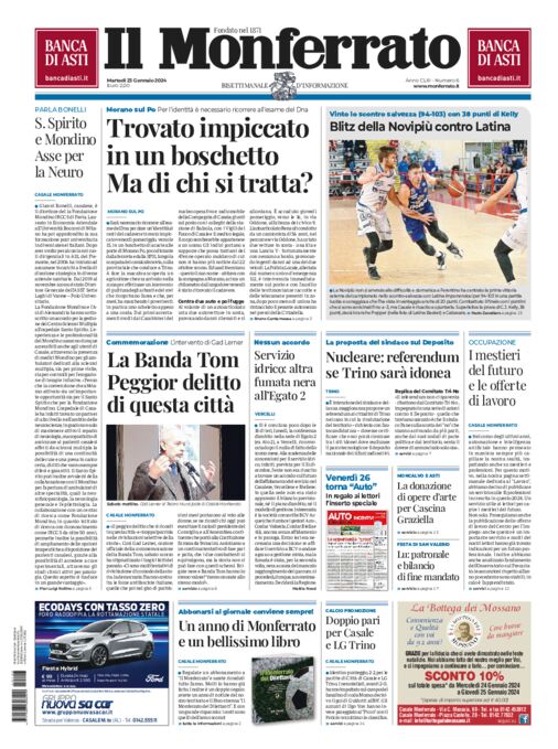 Il Monferrato - Edizione 6 del 23/01/2024